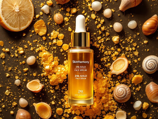 Natural Ingredients for Radiant Skin: Gold, Hyaluronic Acid, and Snail Mucin